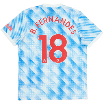 2021-22 Manchester United Away Shirt B.Fernandes #18 - 10/10 - (L)