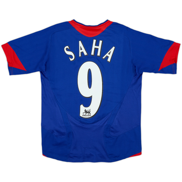 2005-06 Manchester United Away Shirt Saha #9 - 8/10 - (S.Boys)