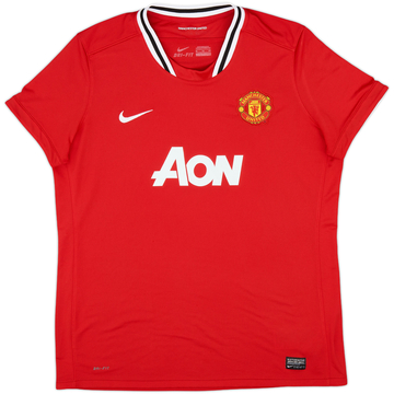 2011-12 Manchester United Home Shirt - 8/10 - (Women's XL)