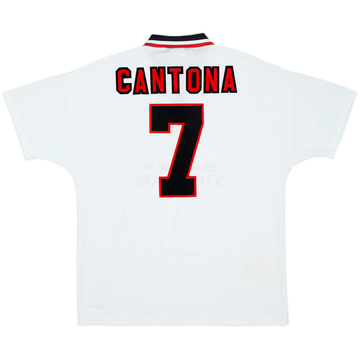 1996-97 Manchester United Away Shirt Cantona #7 - 9/10 - (XL)