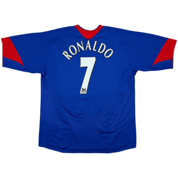 2005-06 Manchester United Away Shirt Ronaldo #7 - 8/10 - (XL)