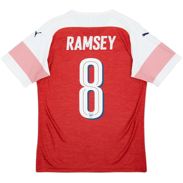 2018-19 Arsenal Home Shirt Ramsey #8 - 7/10 - (S)