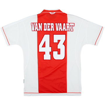 1999-00 Ajax Camiseta Local Van Der Vaart #43 - 8/10 - (L)
