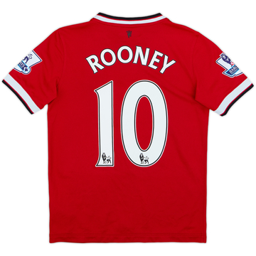 2014-15 Manchester United Home Shirt Rooney #10 - 6/10 - (M.Boys)