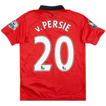 2013-14 Manchester United Home Shirt v.Persie #20 - 6/10 - (M.Boys)