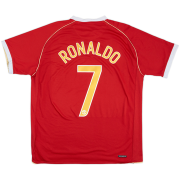 2006-07 Manchester United Home Shirt Ronaldo #7 - 6/10 - (XL)