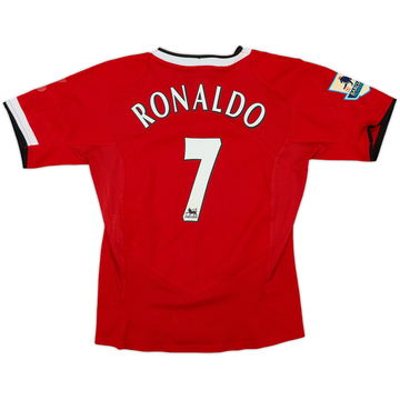 2004-06 Manchester United Home Shirt Ronaldo #7 - 5/10 - (Women's M)