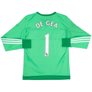 2015-16 Manchester United GK Shirt De Gea #1 - 8/10 - (L.Boys)