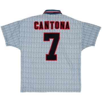 1995-96 Manchester United Away Shirt Cantona #7 - 9/10 - (L)