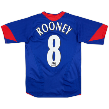 2005-06 Manchester United Away Shirt Rooney #8 - 8/10 - (M.Boys)