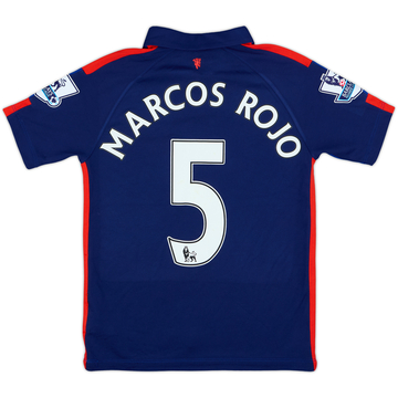 2014-15 Manchester United Third Shirt Marcos Rojo #5 - 6/10 - (M.Boys)