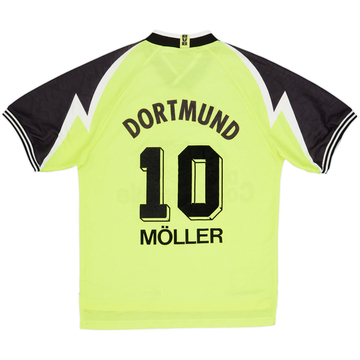 1995-96 Borussia Dortmund Home Shirt Moller #10 - 8/10 - (M)