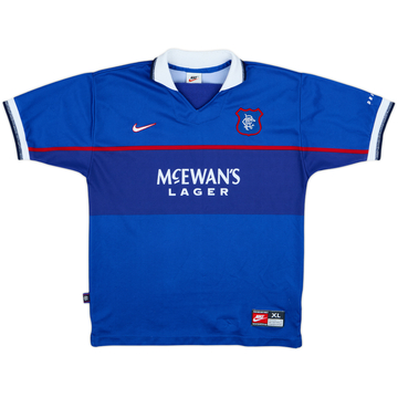1997-99 Rangers Home Shirt - 8/10 - (XL.Boys)