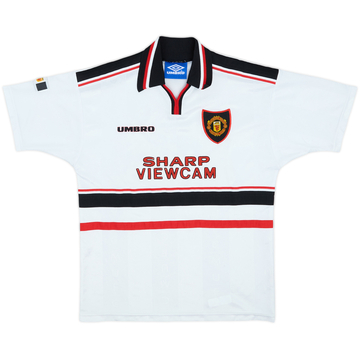 1997-99 Manchester United Away Shirt - 8/10 - (L.Boys)
