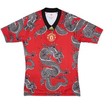 2019-20 Manchester United adidas Chinese New Year Training Shirt - 10/10 - (S)