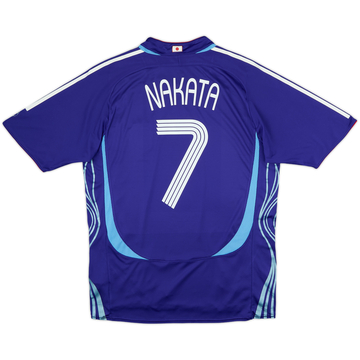 2006-08 Japan Player Issue Home Shirt Nakata #7 - 8/10 - (XL)