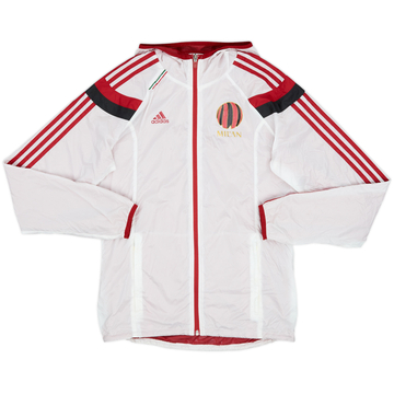 2014-15 AC Milan adidas Hooded Track Jacket - 8/10 - (S)