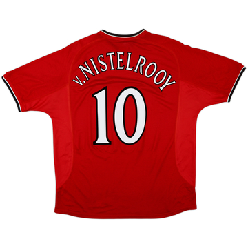 2000-02 Manchester United Home Shirt V.Nistelrooy #10 - 4/10 - (XL)