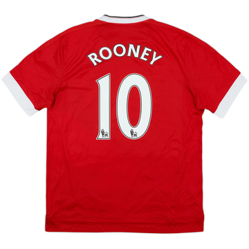 2015-16 Manchester United Home Shirt Rooney #10 - 7/10 - (L)