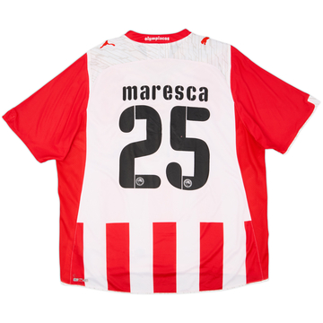 2009-10 Olympiakos Home Shirt Maresca #25 - 8/10 - (XL)