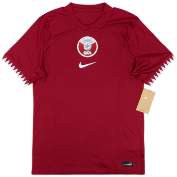 2022-24 Qatar Home Shirt (S)