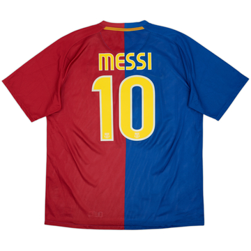 2008-09 Barcelona Player Issue Home Shirt Messi #10 - 10/10 - (XL)