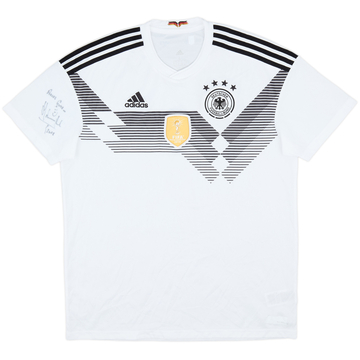 2018-19 Germany Signed Home Shirt - 8/10 - (L)