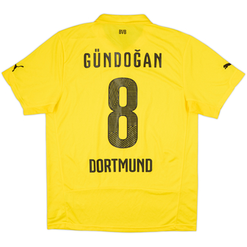 2014-15 Dortmund CL Home Shirt Gundogan #8 - 9/10 - (L)