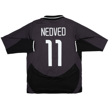 2003-04 Juventus Player Issue Third L/S Shirt Nedved #11 - 7/10 - (M)