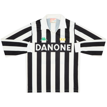 1992-94 Juventus Basic Home L/S Shirt #10 - 7/10 - (L)