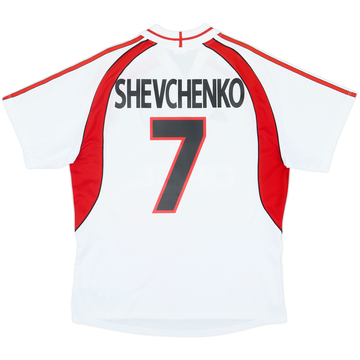 2000-02 AC Milan Away Shirt Shevchenko #7 - 6/10 - (L)