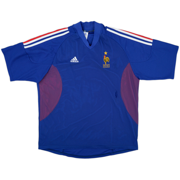 2002-04 France Home Shirt - 4/10 - (XL)