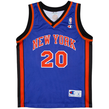 2001-05 New York Knicks Houston #20 Champion Away Jersey - 9/10 - (M)