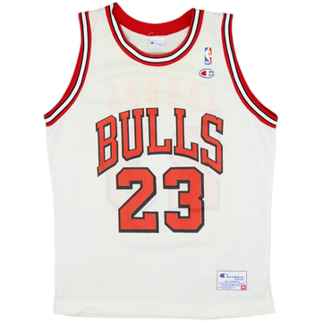 1991-93 Chicago Bulls Jordan #23 Champion Home Jersey - 9/10 - (M)