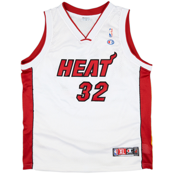 2004-07 Miami Heat O'Neal #32 Champion Authentic Home Jersey - 6/10 - (XL)