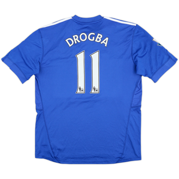 2009-10 Chelsea Home Shirt Drogba #11 - 8/10 - (L)