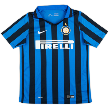 2015-16 Inter Milan Home Shirt - 8/10 - (L.Boys)