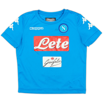 2016-17 Napoli Home Shirt - 6/10 - (3-4 Years)