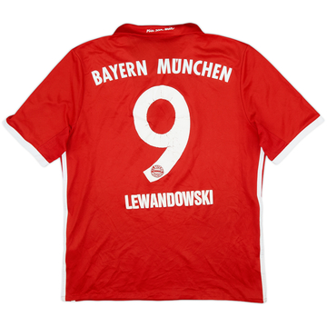 2016-17 Bayern Munich Home Shirt Lewandowski #9 - 4/10 - (XL.Boys)