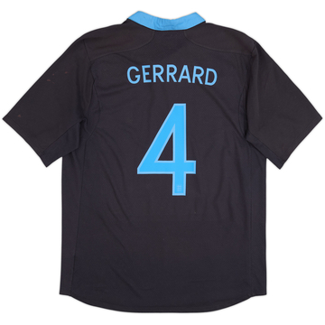 2011-12 England Away Shirt Gerrard #4 - 6/10 - (XXL)