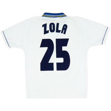 1998-00 Chelsea Away Shirt Zola #25 - 8/10 - (Y)