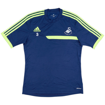 2013-14 Swanea City Player Issue adidas Training Shirt #3 (Taylor) - 10/10 - (M)