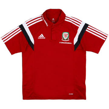2013-14 Wales adidas Polo Shirt - 8/10 - (M)