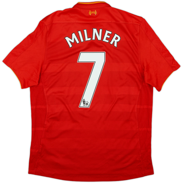 2016-17 Liverpool Home Shirt Milner #7 - 6/10 - (M)