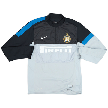2012-13 Inter Milan Nike 1/4 Zip Drill Top - 5/10 - (L)