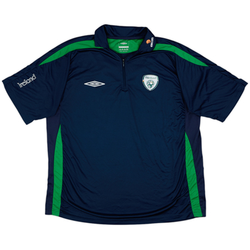 2007-08 Ireland Umbro 1/4 Zip Polo Shirt - 7/10 - (XL)