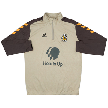 2020-21 Cambridge United Hummel 1/4 Zip Training Top - 8/10 - (S)