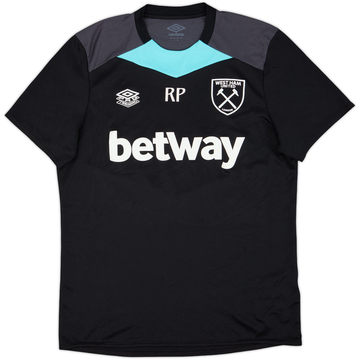 2021-22 West Ham Staff Issue Umbro Training Shirt RP - 9/10 - (L)