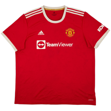 2021-22 Manchester United Home Shirt - 5/10 - (XXL)
