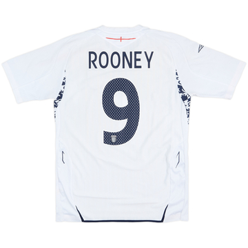 2007-09 England Home Shirt Rooney #9 - 5/10 - (M)